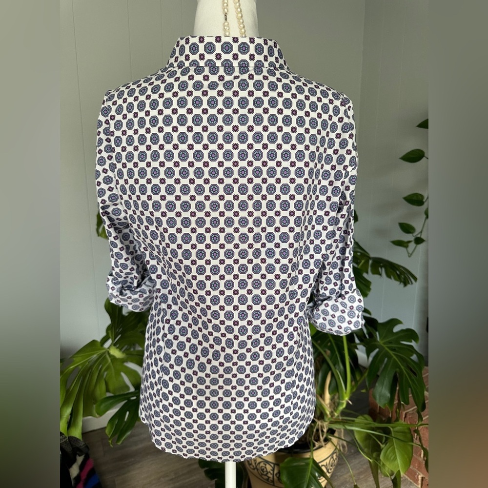#7) Talbots Wrinkle Resistant Button Down Shirt S… - image 8